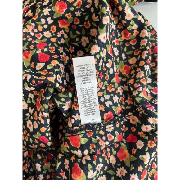 NWT Jolie & Joy Floral Dress Side Cut Outs V-Neck Mini Size 3X #339 - Picture 10 of 12